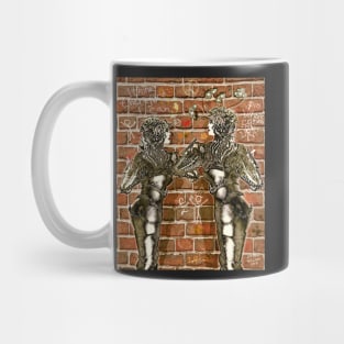 Graffiti Hearts [Digital Figure Illustration] Message on the Mortar Version 3 Mug